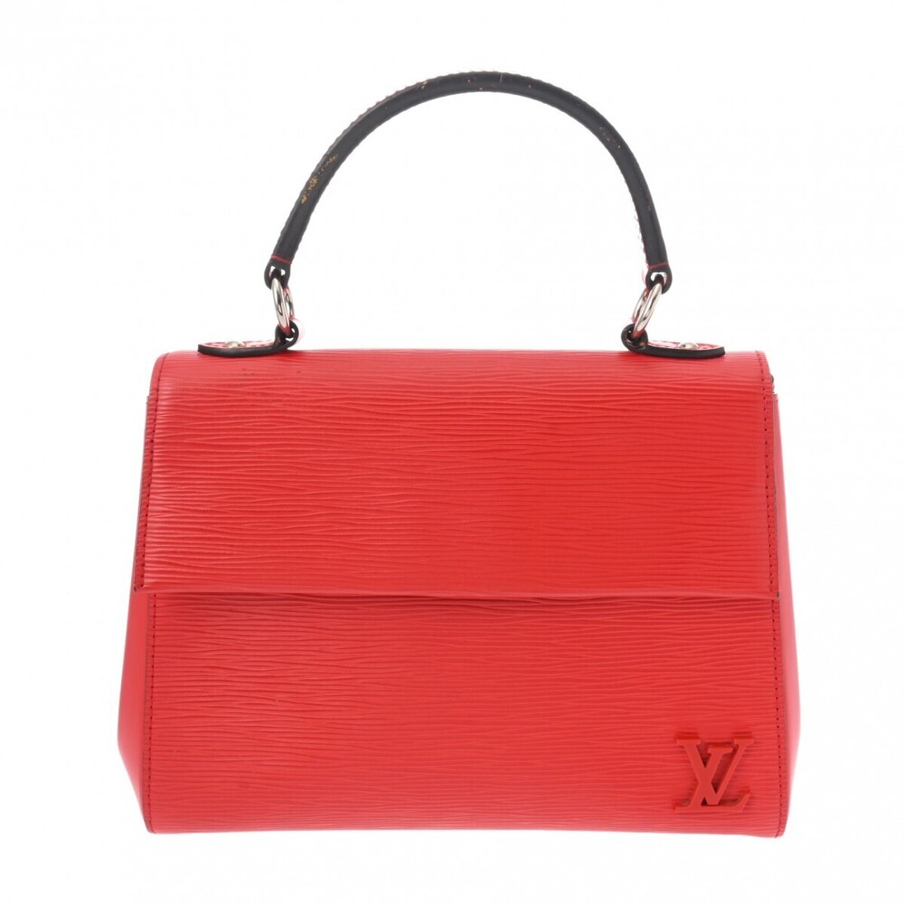 Louis Vuitton Epi Cluny Coquelicot Red Leather Handbag